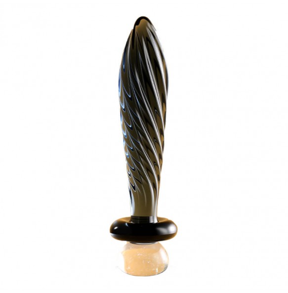 MizzZee - Weapon Butt Plug Dual-Use Anal Vaginal (Black Transparent)